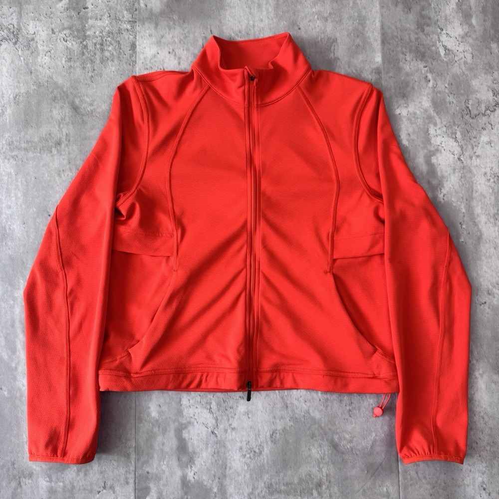 Lululemon Ventilating UV Protection Running Jacket Womens Solar Orange LW3GL3S